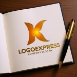 画像6: Kの文字と輝きを表現した活力ロゴ (6)