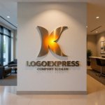 画像10: Kの文字と輝きを表現した活力ロゴ (10)