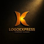 画像12: Kの文字と輝きを表現した活力ロゴ (12)