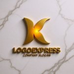 画像13: Kの文字と輝きを表現した活力ロゴ (13)