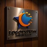 画像5: 星と三日月の希望と成長ロゴ (5)