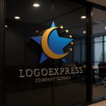 画像15: 星と三日月の希望と成長ロゴ (15)