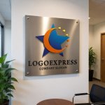 画像7: 星と三日月の希望と成長ロゴ (7)