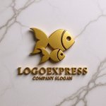 画像13: 親子の魚のロゴ (13)