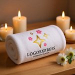 画像5: 輝く星と桜の花びらの優美なロゴ (5)