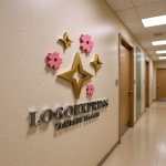 画像15: 輝く星と桜の花びらの優美なロゴ (15)