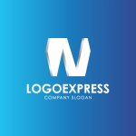 画像4: モダンでシャープなNロゴ (4)