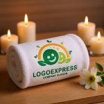 画像5: 笑顔と葉っぱが輝くナチュラルロゴ (5)