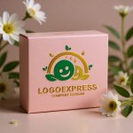 画像10: 笑顔と葉っぱが輝くナチュラルロゴ (10)