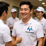 画像14: M字型のチームワークロゴ (14)