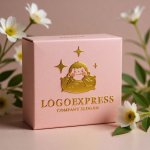 画像10: 枕で微笑む子供と輝く星のロゴ (10)