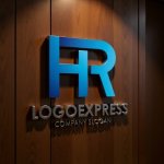 画像5: HRの文字が融合したモダンロゴ (5)