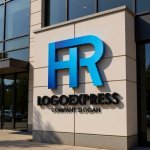 画像8: HRの文字が融合したモダンロゴ (8)