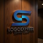 画像5: S字の流れるようなダイナミックロゴ (5)