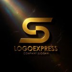 画像12: S字の流れるようなダイナミックロゴ (12)