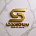 画像13: S字の流れるようなダイナミックロゴ (13)