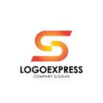 画像3: S字の流れるようなダイナミックロゴ (3)