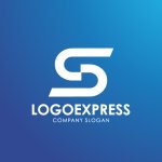 画像4: S字の流れるようなダイナミックロゴ (4)