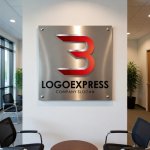 画像7: B字（または3）の立体的なスピードロゴ (7)