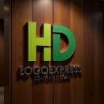 画像5: HDの文字を融合したテクノロジーロゴ (5)