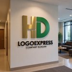 画像10: HDの文字を融合したテクノロジーロゴ (10)