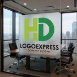 画像11: HDの文字を融合したテクノロジーロゴ (11)