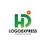 画像3: HDの文字と人が融合した信頼と成長のロゴ (3)