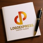 画像6: dとPの文字が融合したダイナミックロゴ (6)