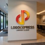 画像10: dとPの文字が融合したダイナミックロゴ (10)