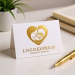 画像16: ハートで包む母子の愛情ロゴ (16)