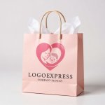 画像6: ハートで包む母子の愛情ロゴ (6)