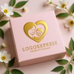 画像10: ハートで包む母子の愛情ロゴ (10)