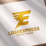 画像11: EとF、稲妻を象徴するスピードロゴ (11)