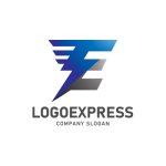 画像3: EとF、稲妻を象徴するスピードロゴ (3)