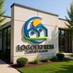 画像15: 自然と家と太陽のロゴ (15)