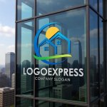 画像16: 自然と家と太陽のロゴ (16)