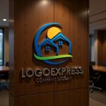 画像9: 自然と家と太陽のロゴ (9)