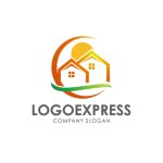 画像3: 自然と家と太陽のロゴ (3)