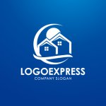 画像4: 自然と家と太陽のロゴ (4)