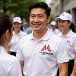 画像14: M字と上昇ラインのダイナミックロゴ (14)