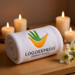 画像5: 葉っぱのような手のひらのウェルネスロゴ (5)