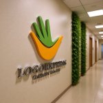 画像15: 葉っぱのような手のひらのウェルネスロゴ (15)