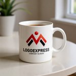 画像16: M字と人が融合した情熱的な成長ロゴ (16)