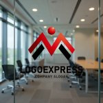 画像9: M字と人が融合した情熱的な成長ロゴ (9)