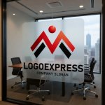 画像11: M字と人が融合した情熱的な成長ロゴ (11)