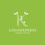 画像4: 葉をあしらったKのロゴ (4)