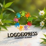 画像12: カラフルな手と手を取り合う共創ロゴ (12)