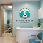 画像5: キュートな犬のロゴ (5)