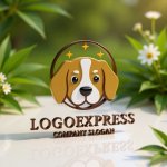 画像12: キュートな犬のロゴ (12)