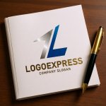 画像6: 1とLの文字が融合するスピードテクノロジーロゴ (6)